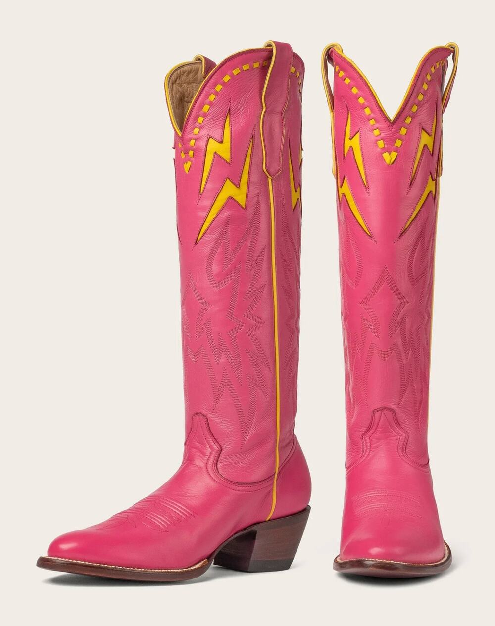 City Boots Pink Lightning Bolt City Boots size 6.5